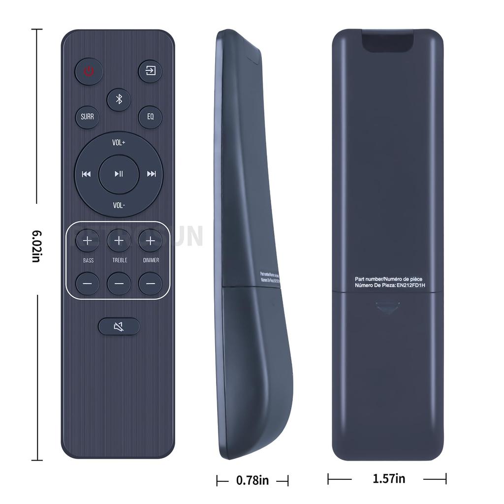 AHTHA Replacement Remote Control for Hisense Soundbar Remote Control HS2000N