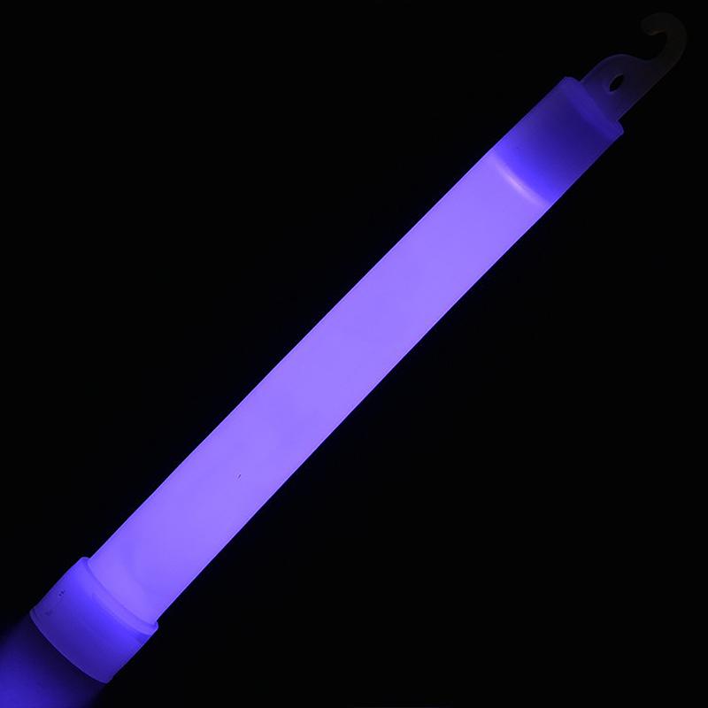 6-Inch 8-Color Fluorescent Glow Sticks With Hooks, Outdoor Camping Emergency Night Lights For Party Concert