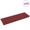 Self Adhesive Stair Protectors 15 pcs Red 65 x 21 x 4 cm