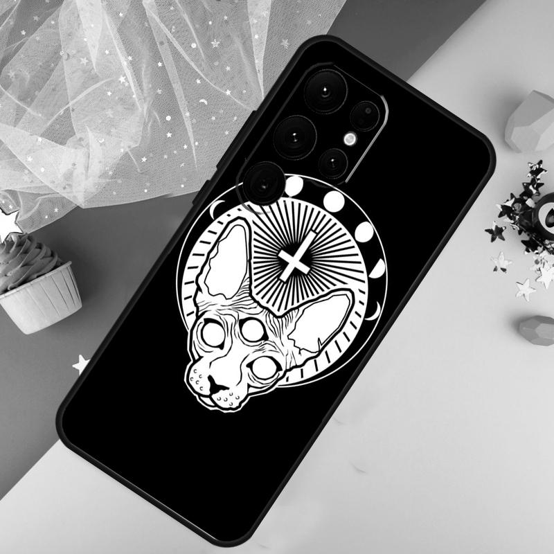 Sphinx Cat Phone Case For Samsung Galaxy S25 FE S23 S21 S20 S22 S24 S26 Ultra S10 S26 Plus Cover Coque