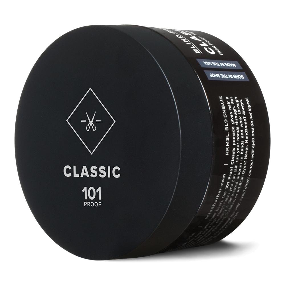 Blind Barber 101 Proof Classic Natural Shine Strong Hold Pomade 2.5 Oz
