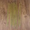 5Pcs 42Cm Boat/Raft Rod Tip Spare Tail Fiberglass Refit Replacement Fishing Rod Tip With Top Ring Fishing Gear Accessories