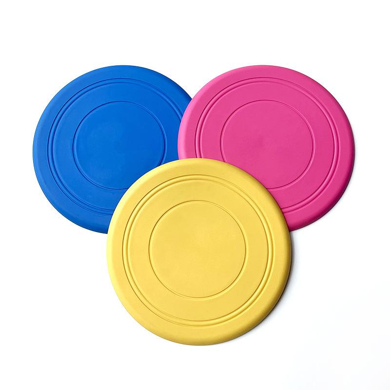 Pet toy soft Frisbee TPR wear-resistant, dog interactive training toy dog special throwing flying saucer spot wholesale