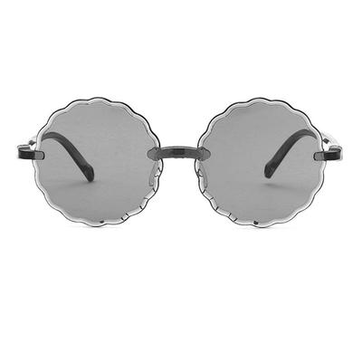 Girls Aviator Sunglasses Floral Flower Design Metal Frame UV 400