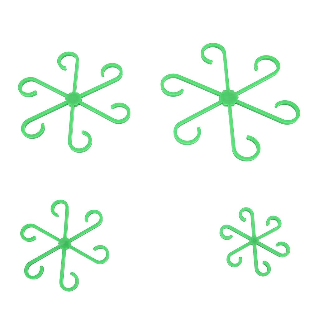 4Pcs Plants Stem Holders Set 4 Different Sizes Waterproof Reusable Portable Vine Support Clips for