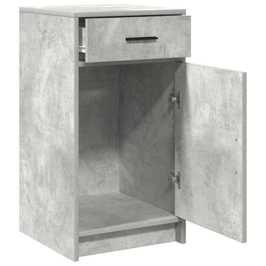 Sideboard Concrete Grey 40 X 40.5 X 75 Cm Engineered Wood