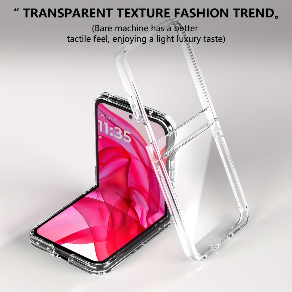 Clear Phone Case For Motorola Razr 40 50 Ultra Case Hard PC Transparent Back Cover Moto Razr 40 Ultra Razr50  Cases Funda