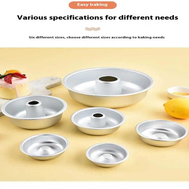 DIY Cake Doughnut Mold Aluminum Alloy Muffin Tube Tray Pan Bread Baking Supplies Donut Maker Kitchen Tool