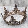 Retro Black Baroque Crown for Cake Decoration