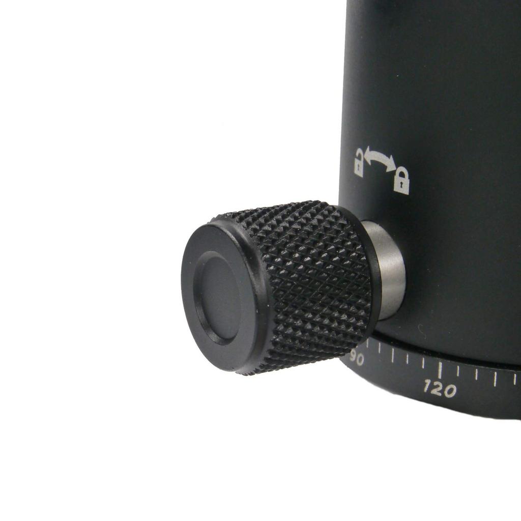 Velbon Base de Panorâmica 37mm Trava do Quadro Torque 471512 Cabeça de Tamanho Médio QHD-S5AS, Diâmetro, Sistema, Ajuste, Compatível com Arca-Swiss, Alumínio,