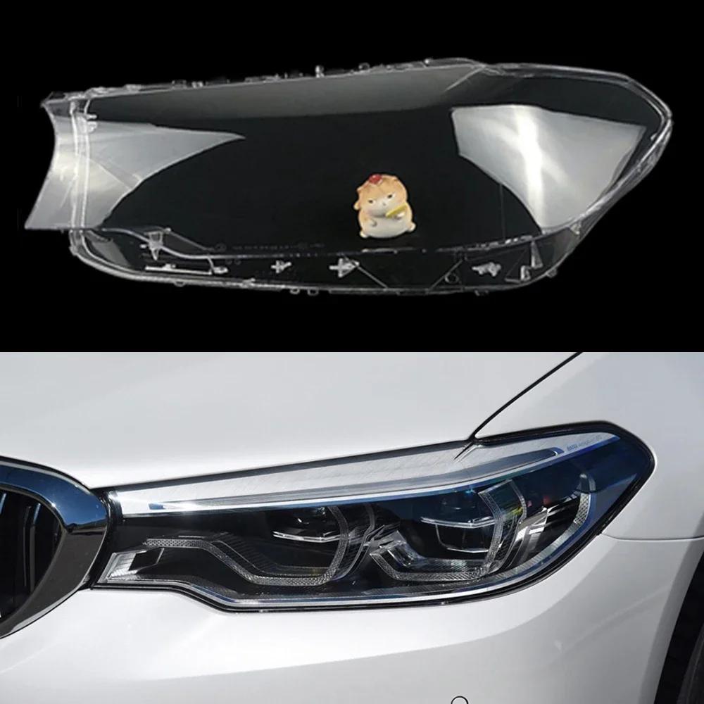 TXDQ1 Car Glass Headlight Cover HeadLamp Lens Caps Lampshade Shell For BMW 5 Series G30 G38 520i 523i 525i 528i 530i 2018 2019 2020