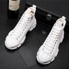 FashionTop Quality Fashion Men's Casual Shoes Leather Platform Boots Men Sneakers Male Man Trending Leisure High Tops Shoes for Men