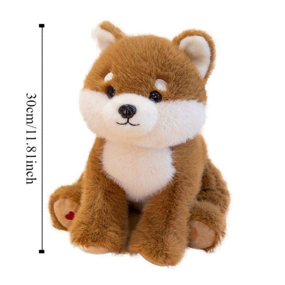 Stuffed Animals West Highland Plush Toy Lying Stuffed Puppy Doll Simulation Akita Dog  Home Decor