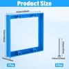 1/2 Inch Depth Outlet Extender Double Gang Universal Electrical Box Extender Wall Mount Light Switch Extender