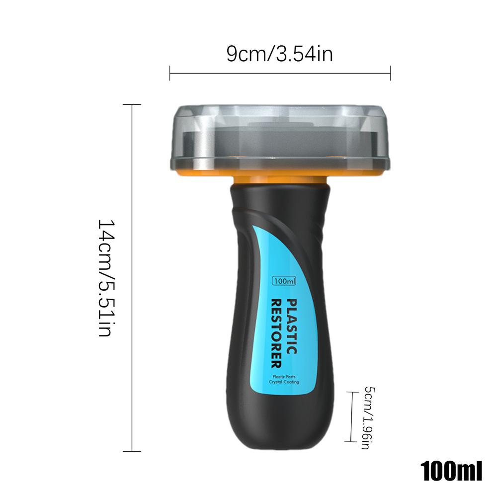 

100 мл средство для восстановления отделки автомобиля эффективное чистящее средство для салона автомобиля полировка и ремонт покрытия реноватор