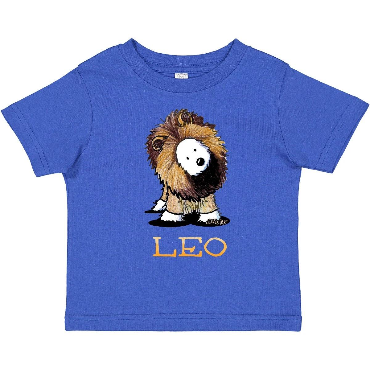 Inktastic Zodiac Westie LEO For Darks Toddler T-Shirt - KiniArt Lion Whwt West 140