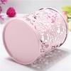 Creative Hollow Rose Pattern Pen Pot Holder Fashion Desktop Pen Cup Makeup Brush Container Aesthetic Desk Organizer For School
