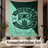Custom Text Tapestry Hibernian FC Print Wall Tapestry Indoor Living Room Wall Decor
