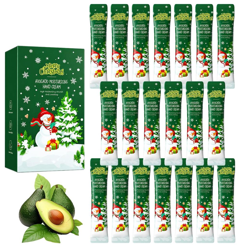 20 PCS Christmas Stocking Stuffer,Strawberry Hand Cream Gift Set for Women