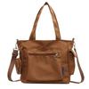 Einfachheit Oxford Canvas Composite Umhängetasche Einfarbig Vielseitig Lazy Style Umhängetasche Große Kapazität Pendler-Einkaufstasche