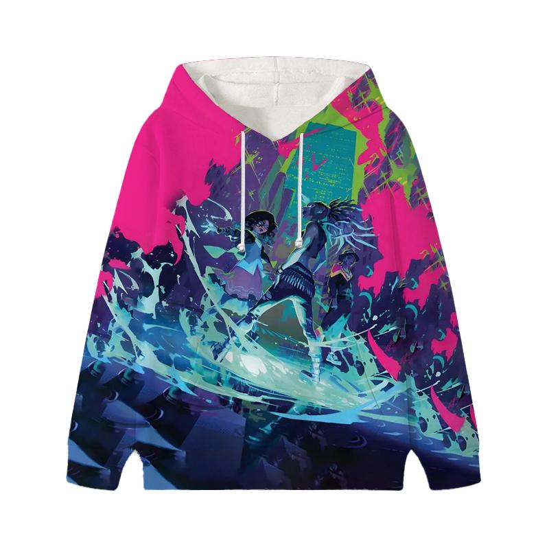 Dämonenjäger Zoey Rumi Mira Sweatshirt KPop Huntrix Girl Kinder Hoodie Kinder Saja Jungen Pullover Harajuku Herbst Winter Oberteile