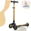Nukido Flippo Three-Wheeled Scooter For Children With A Balance Seat - Gold