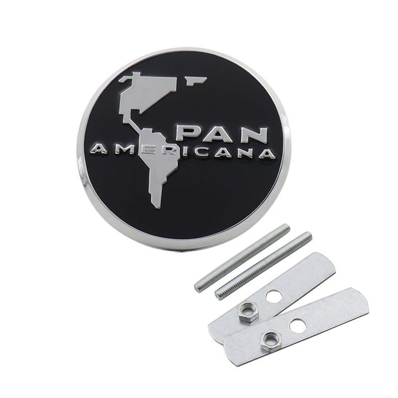 3D Car Styling Pan Americana Highway PANAMERICANA for Car Door Fender Trunk Rear Bonnet Nameplate Decal Emblem Badge Sticker