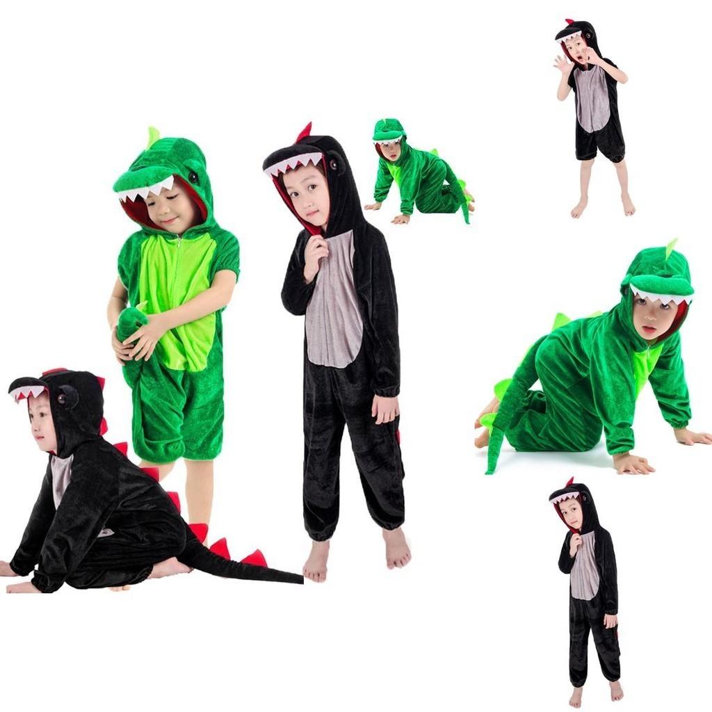 Costume Dinosaure Halloween Unisex Vivace Tuta Coccodrillo Per Bambini Eventi Cosplay
