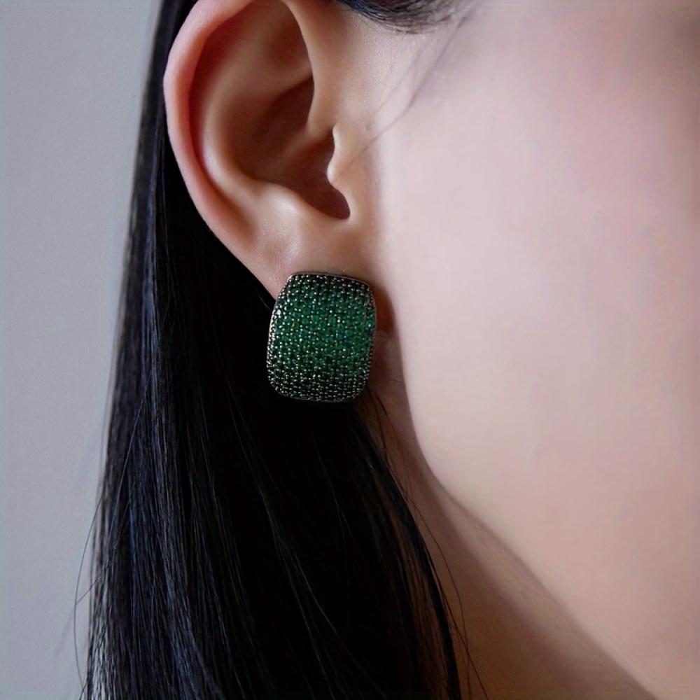 

Легкие роскошные красочные дуговые серьги-пряжки простые геометрические серьги-кольца в форме буквы С нишевых универсальных серег