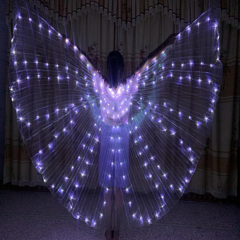 

Светодиодные светящиеся крылья бабочки костюм для детского танцевального выступления 110 CM