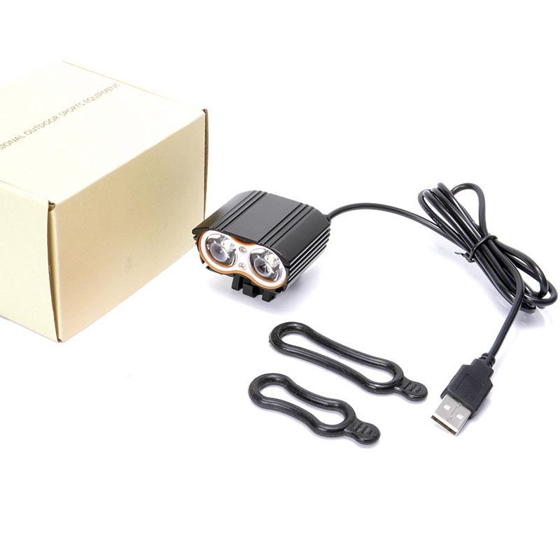 Eagle Eye Bike Light 6000Lumens LED Cycling Light Headlight Head Front Flashlight Bicycle Accessories,usb without battery