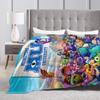 Monsters University Poster blanket  Plush Throw blanket Airplane Travel Decoration Ultra-Soft Warm Bedsprea,