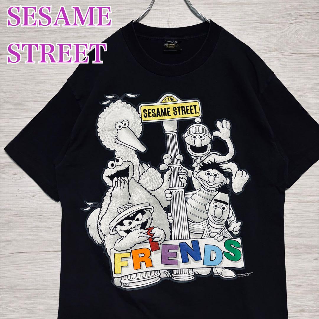 

[USED] Hard to find Sesame Street T-shirt, size L, vintage, imported, rare
