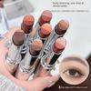 One-Stroke Gradient Lazy Three-Color Eyeshadow Stick, Earth Tones, Matte, Fine Shimmer, Pearlescent Highlighter Eyeshadow Palette for Beginners