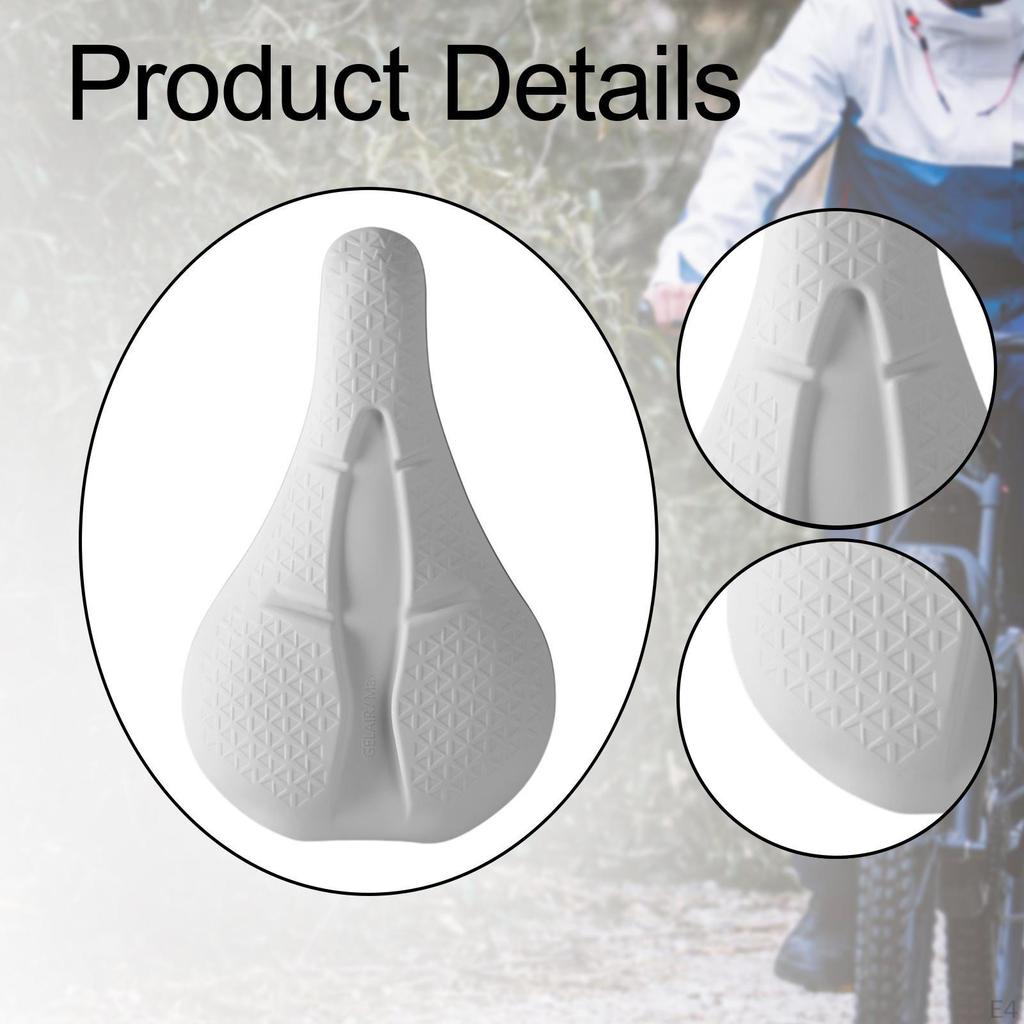 Bicycle Saddle Seat Shockproof Lightweight Multiuse Comfortable Silicone Riding Accessories