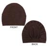 Elastic Hood Solid Color Postpartum Hat Comfortable Crinkle Hijab Turban  Summer