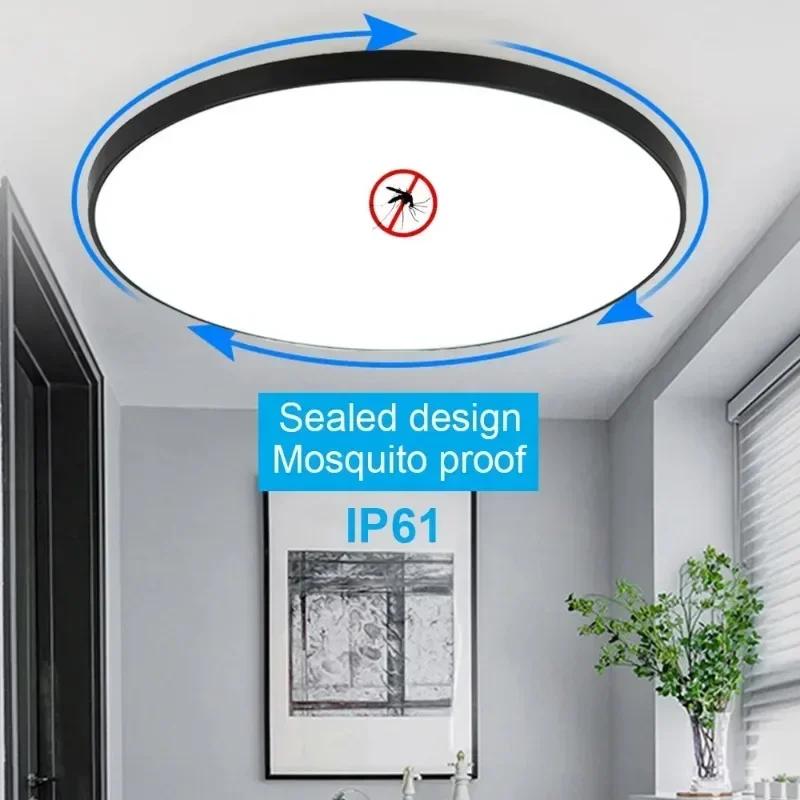 JOYINLED Modern Radar Sensing LED Ceiling Lamp Super Thin 27CM Microwave Radar Induction Ultra Slim LED Ceiling Light