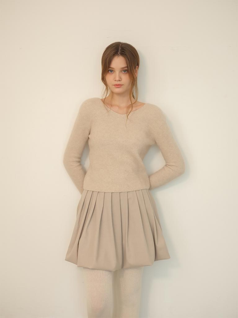 NONESUCH Raccoon Ballerina Knit/Beige
