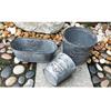 Blumentopf Pflanzgefäß Eimer Metallkübel Blumentöpfe Hochbeete Bauernhaus Pflanzkübel Gartenpflanzer