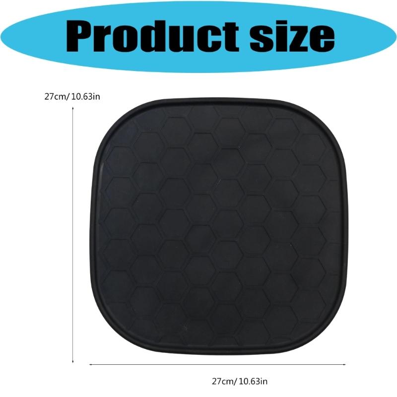 Slip Resistant Flexible Heat Resistant Pad For Hot Air Cooker Protects Worktop From Extreme Warmth Up To 450F
