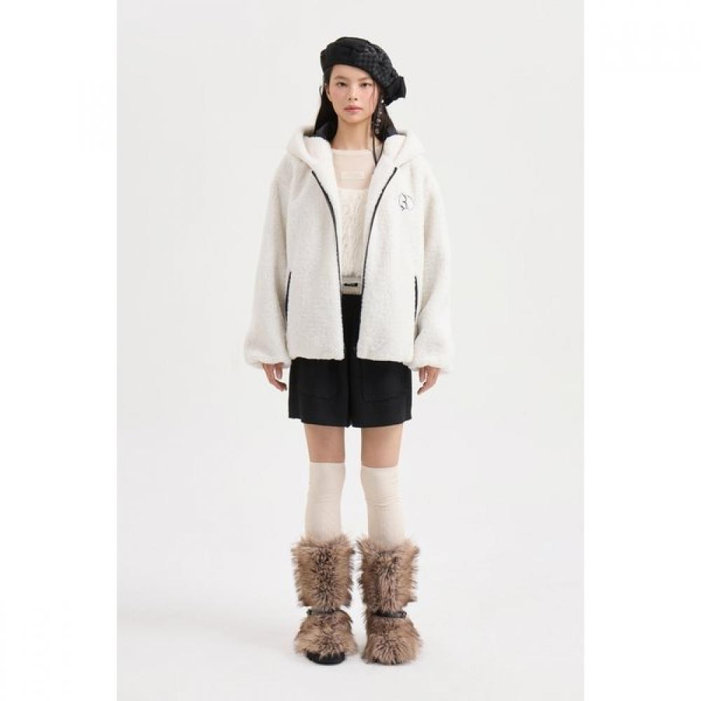 Lucky Chouette Hooded Faux Fur Jumper Lqoaw25200