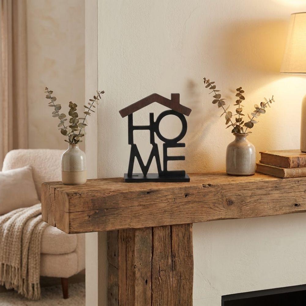 Small House-Shaped Home Ornament Wooden Home Series Ornament Living Room