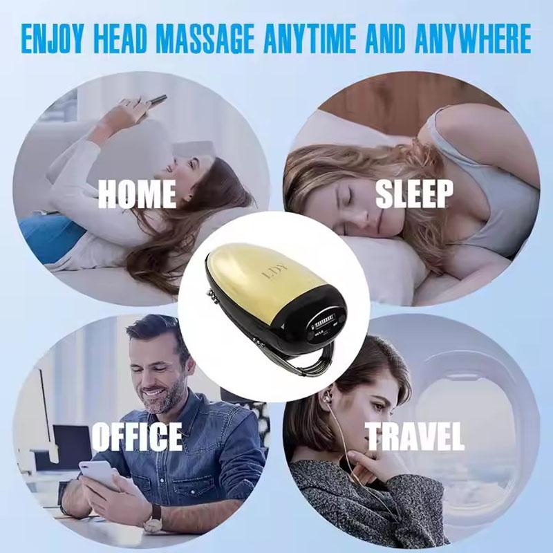 Hair Salon Handheld Massager Barberology USB Rechargeable Relax Vibration Head/Neck/Legs/Hand Scalp Body Relax Massage Tools