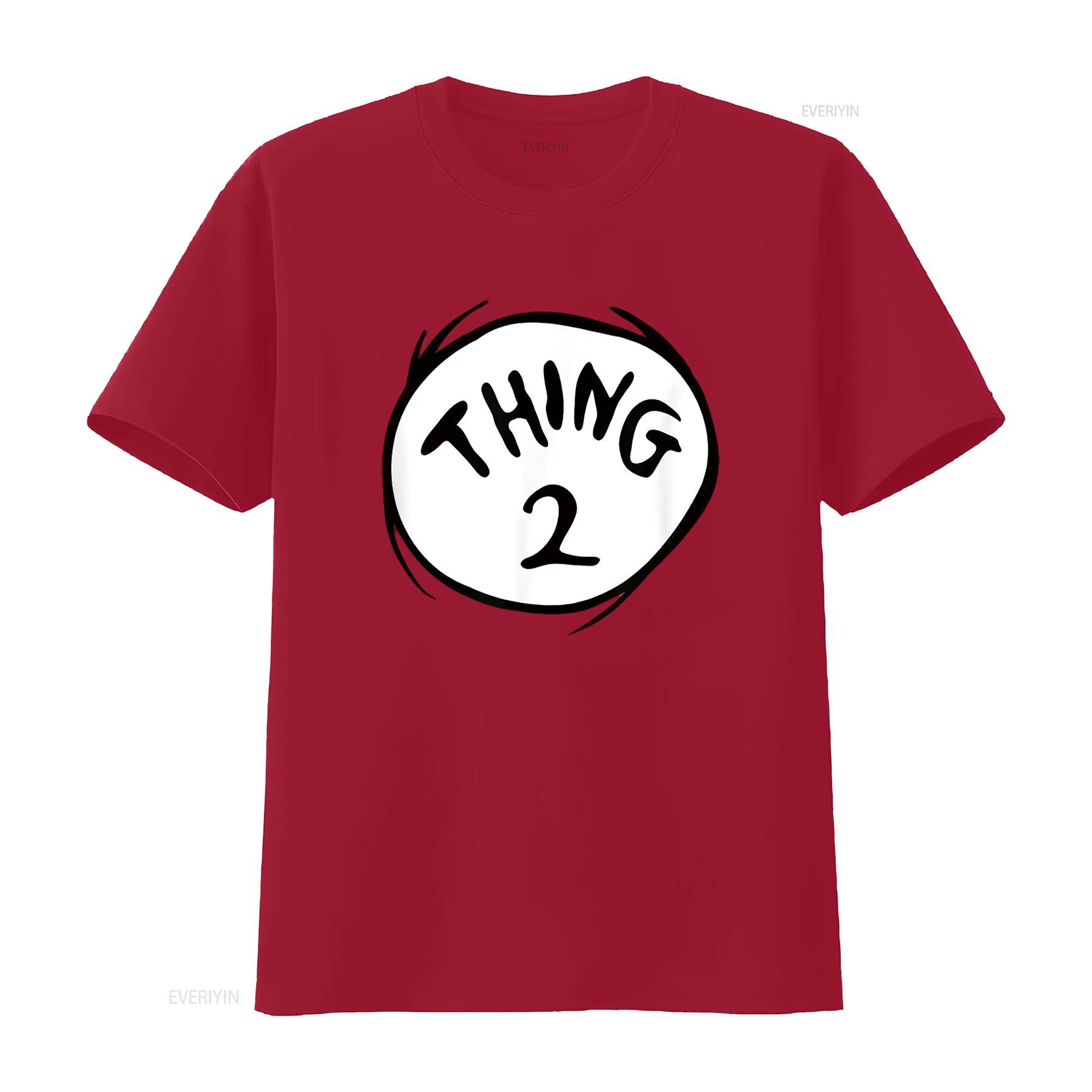 

Thing 2 Emblem Vintage T Shirt vintage Washed streetwear Slightly fashion Versatile Comfortable Stylish designer clothes S