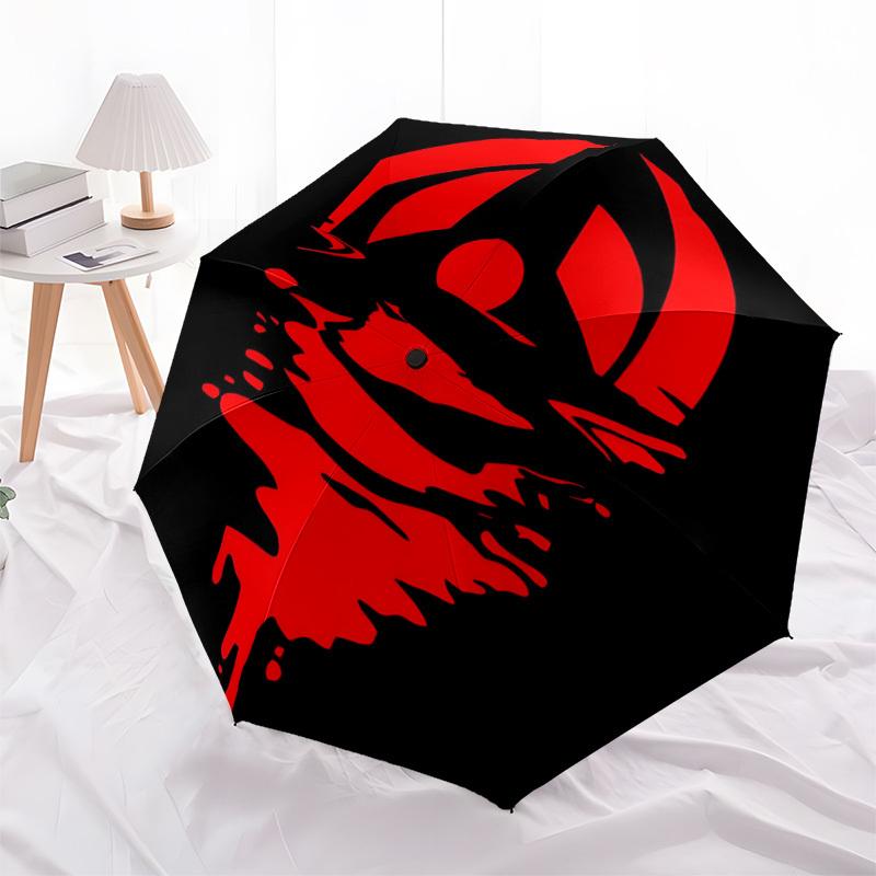 1pz Ombrello Automatico Apri/Chiudi Silhouette di Naruto - Ombrello da Viaggio Compatto, Perfetto per Donne e Uomini - Regalo Ideale per Compleanno/Natale, 161