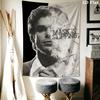 DEXTER Wall Tapestry Aesthetic Wall Hanging Printed Fabric Blanket Decorative Tapestries for Bedroom Living Room Home Decor