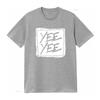 Yee Distressed Square Print T Shirt for Men and Women Fashion Streetwear vintage Washed fashion graphic designer clothes