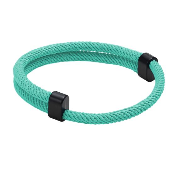 Herren Seilarmband Verstellbares Geflochtenes Seilarmband Lässiges Einfarbiges Schnurarmband Freundschaftsarmband Geschenk für Freund Bruder