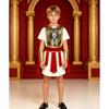 Tema Gioco Costume da Guerriero Romano Per Ragazze Festa Cosplay Performance