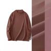 Unisex Thermal Half-Turtleneck Long Sleeve Tee for Autumn/Winter